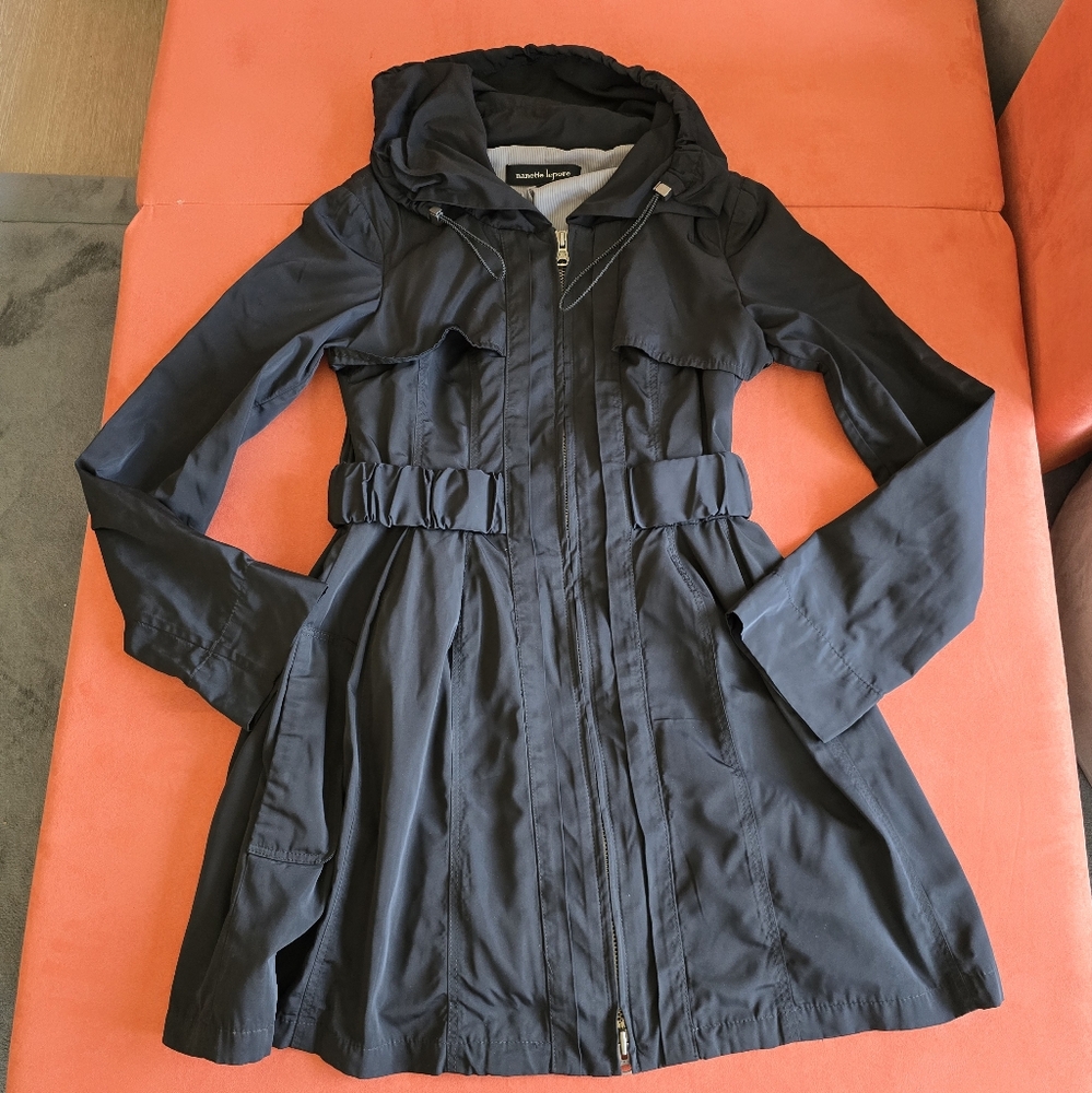 Nanette Lepore Fitted Rain Jacket (MSRP $389)